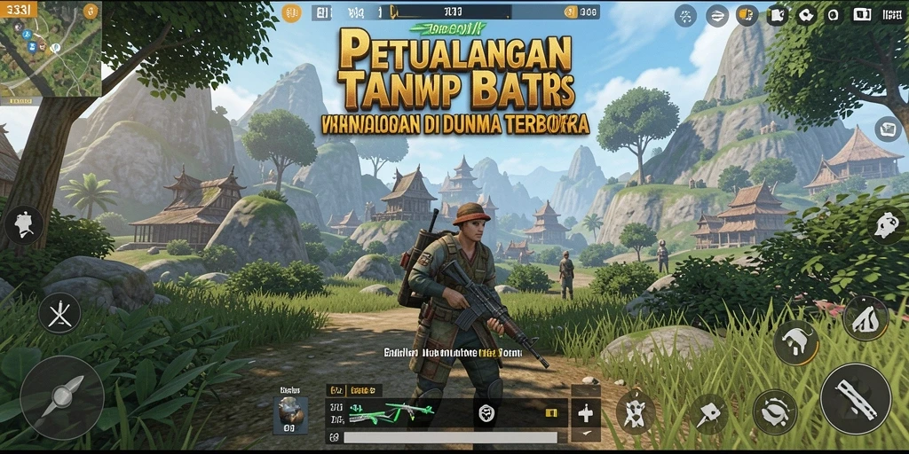 Screenshot gameplay <strong>333I</strong> menampilkan petualangan di dunia terbuka yang menakjubkan.