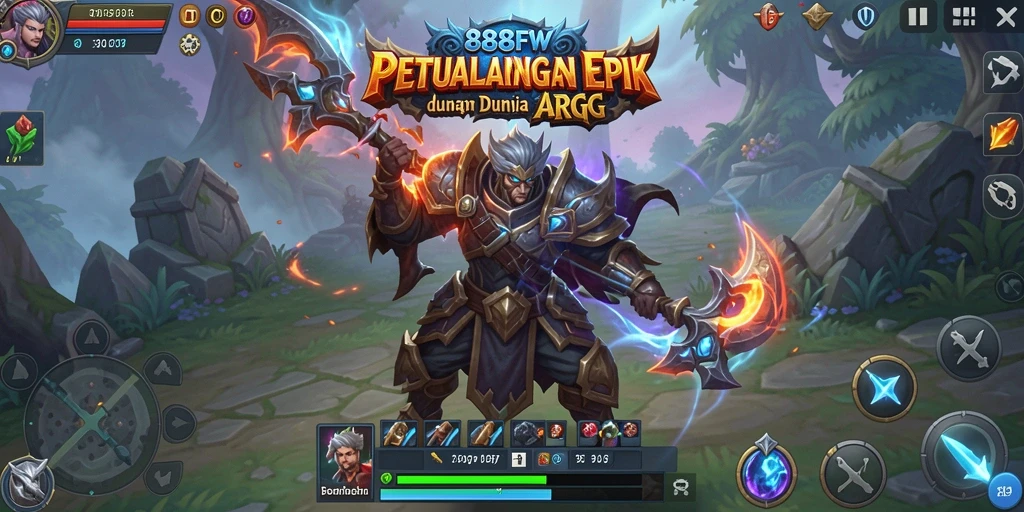 Tampilan gameplay seru dalam dunia ARPG yang epik.
