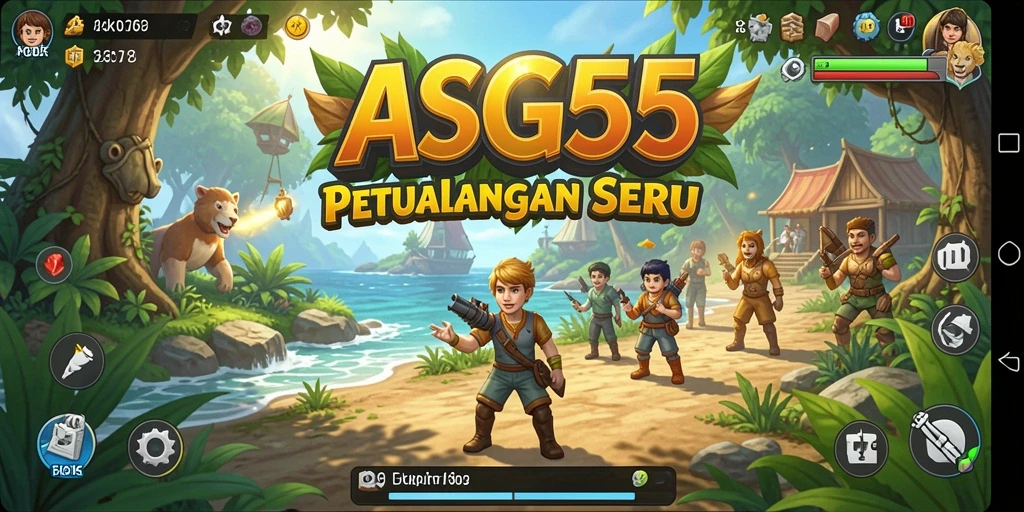 Tangkapan layar ASG55 menampilkan gameplay petualangan yang menarik perhatian.