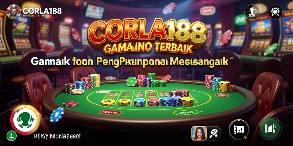 Screenshot utama CORLA188 menampilkan aksi seru permainan Kasino.
