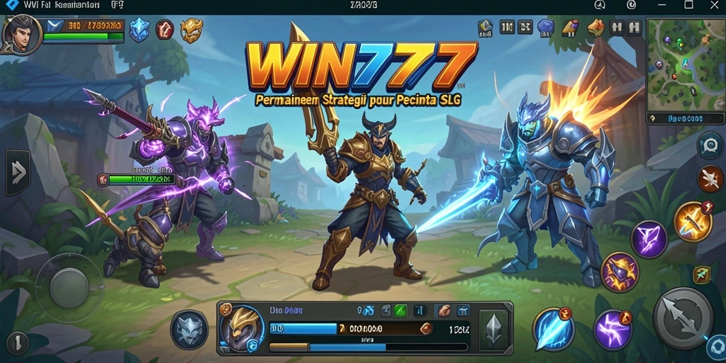 Tampilan gameplay WIN777 dengan pertempuran strategi menarik.