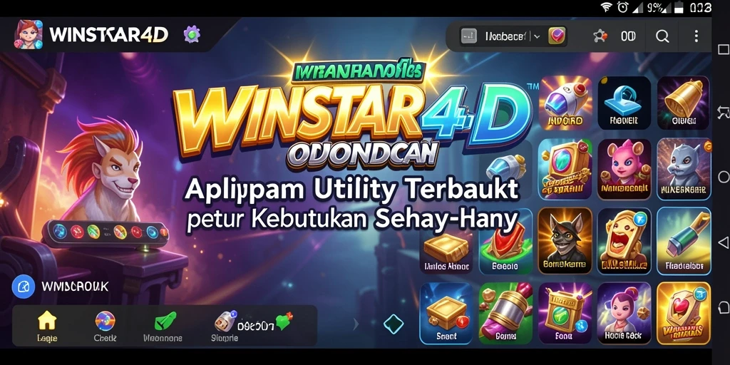 Antarmuka aplikasi WINSTAR4D yang sederhana dan fungsional.