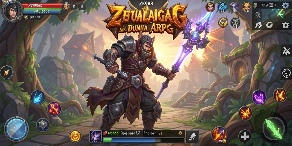 Tampilan gameplay ARPG yang menarik dan penuh aksi.